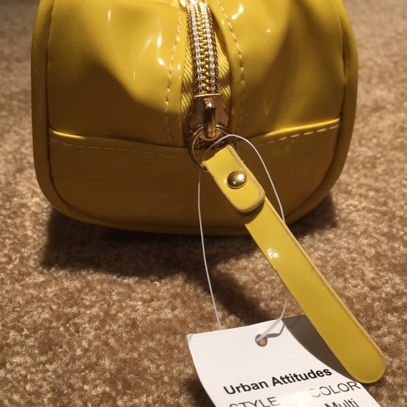 Urban Attitudes Yellow Make-Up Bag - Picture 2 of 8